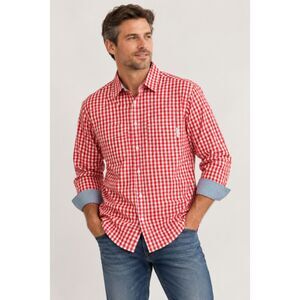 FILTHY/Etiquette Red & White Gingham Button-Up Shirt – XL - NWT